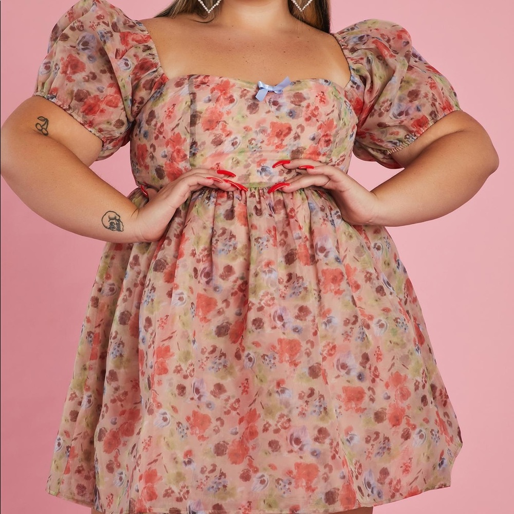 Dolls Kills Sugar Thrillz Babydoll Dress Size 3X